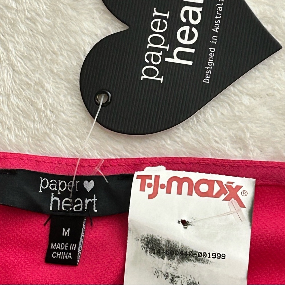 Paper Heart Chic Fuchsia Nightgown Size M - Picture 8 of 10